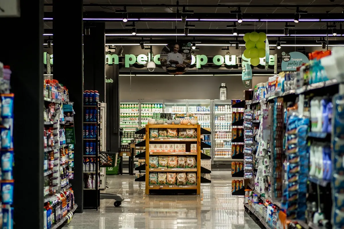 Rayon d'un supermarché
